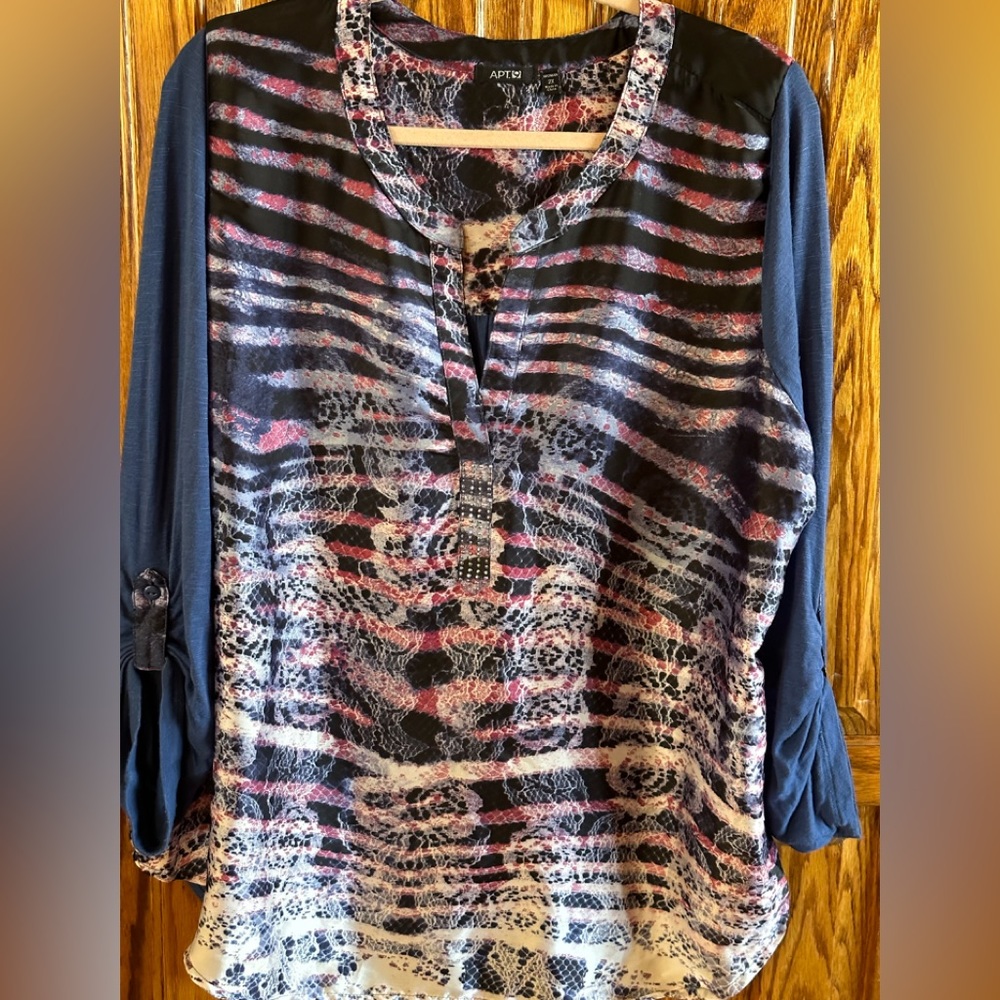 APT 9 Tunic Blouse 2X